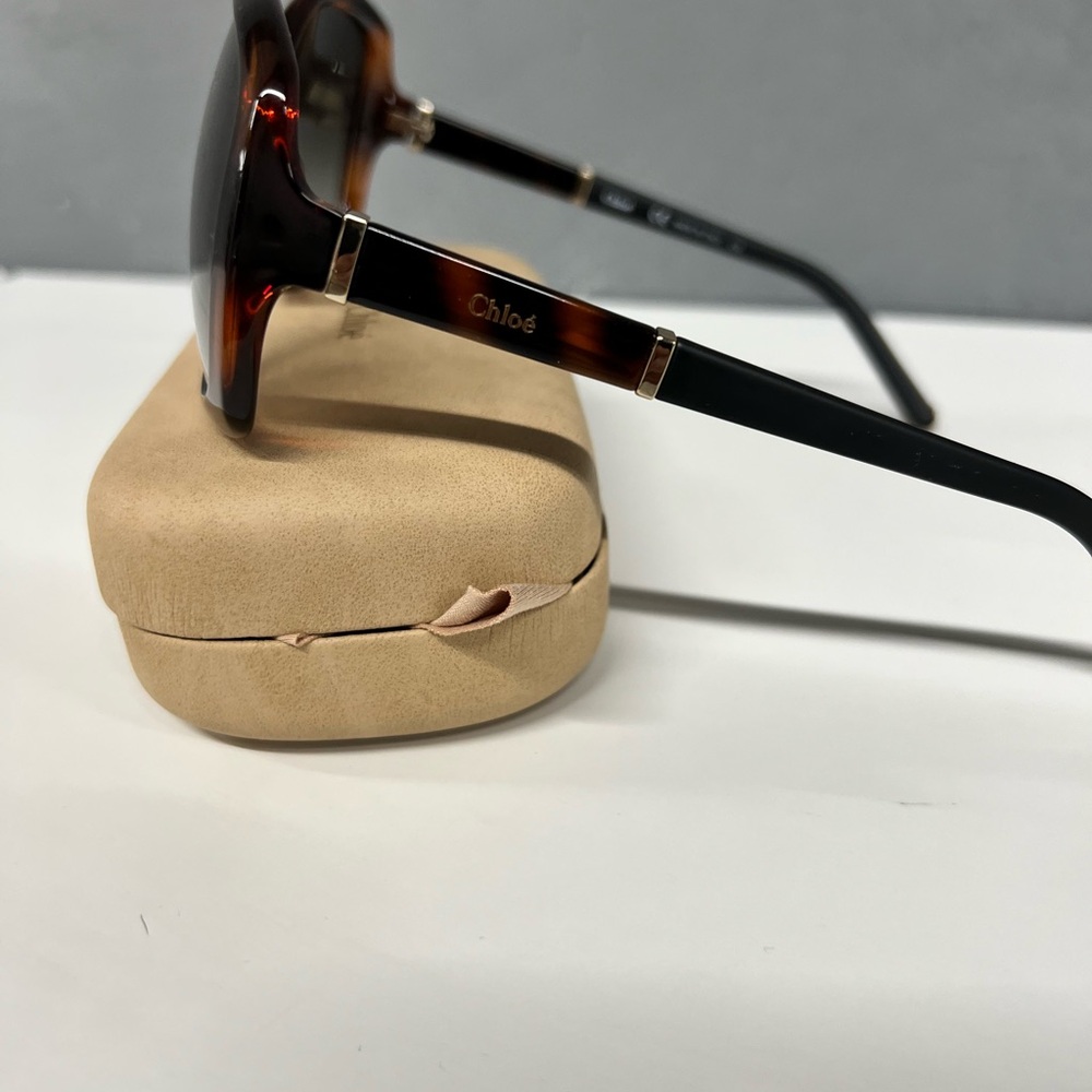Chloe Tortoise Shell Sunglasses - Picture 5 of 6